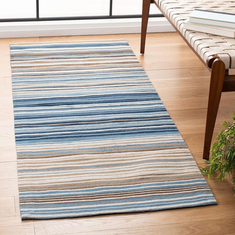 Safavieh Marbella 2&#39;3&quot; x 8&#39; Blue and Multicolor Runner, , large
