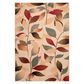 Surya Riley Light Green, Dark Brown, Olive, Red, Charcoal, Black and Mustard 6"7" x 9"6" Area Rug, , large