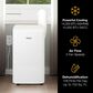 Whirlpool 14000 BTU Portable Air Conditioner in White, , large