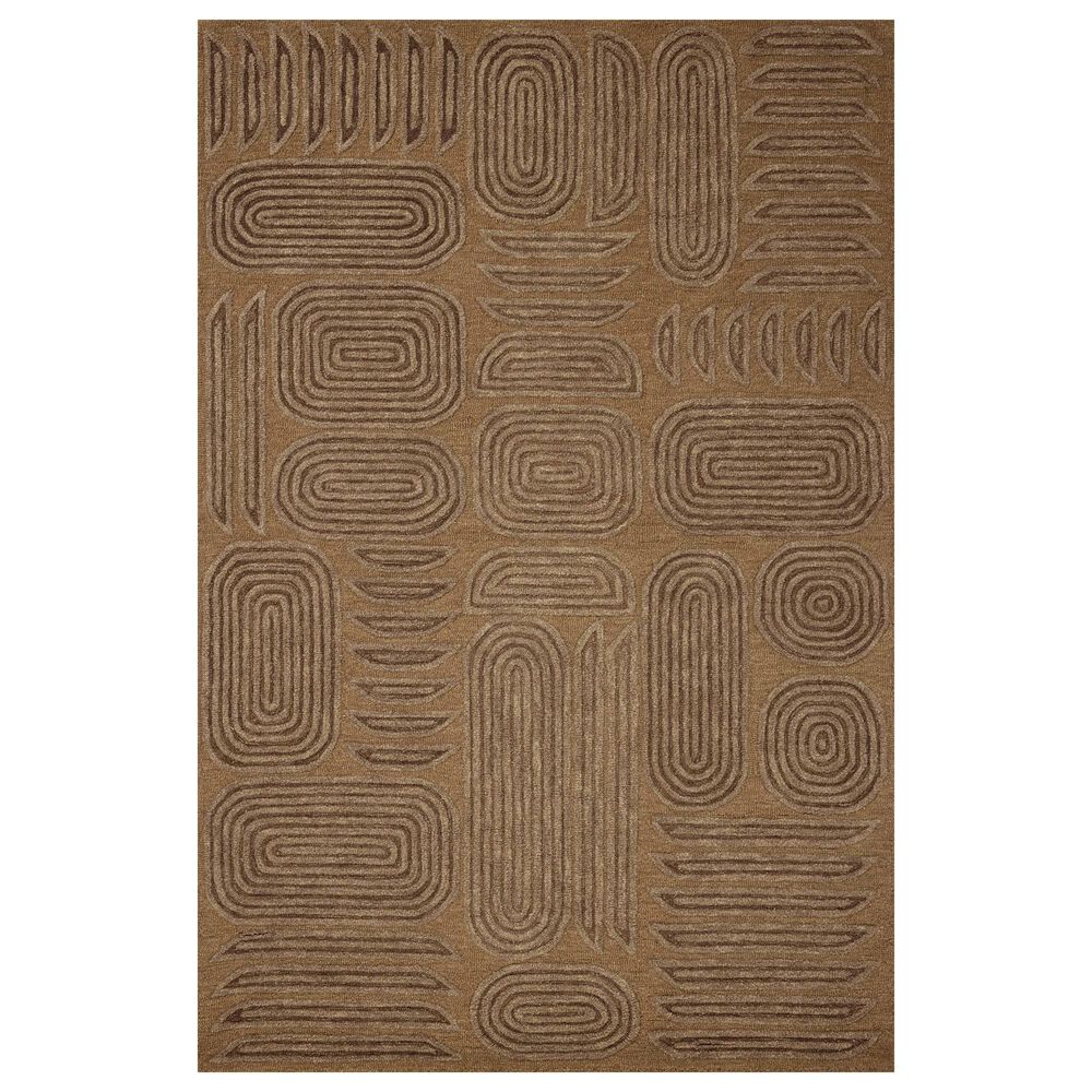 Loloi Madi Mocha and Cocoa 5" x 7"6" Area Rug, , large