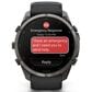Garmin fenix 9 Pro inReach Smartwatch 51mm Carbon Gray DLC Titanium with Black and Pebble Gray Silicone Band, , large
