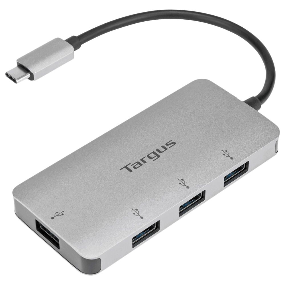 Targus USB-C to 4-Port USB-A Hub in Silver, , large