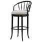 Armen Living Luther Bar Height Stool in Dark Brown, , large