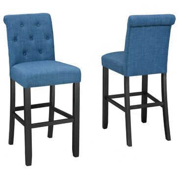 Brassex Tinga Barstool in Blue (Set of 2), , large
