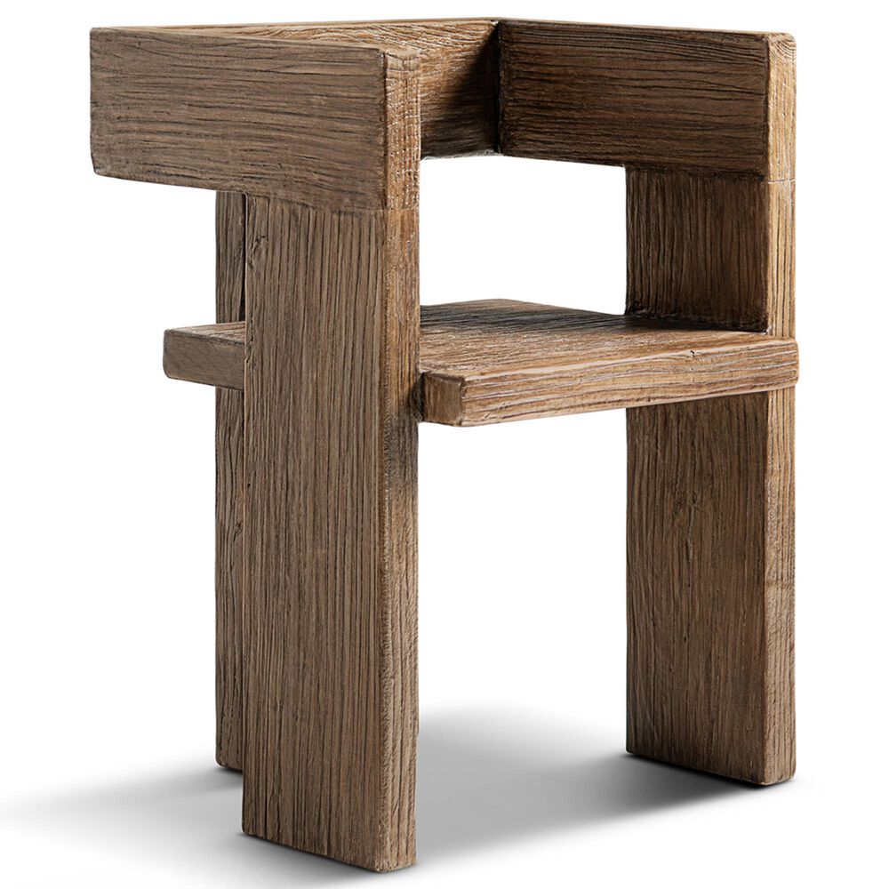 Jennifer Taylor Home Avenel Arm Chair in Heritage Medium Dark Brown, , large