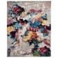 Safavieh Aria 8" x 10" Grey and Wine Area Rug, , large