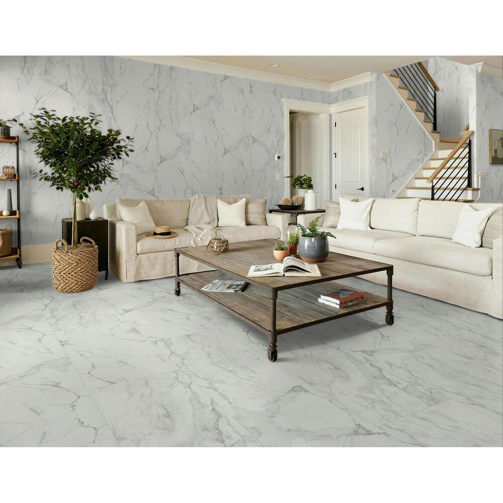Shaw Prime Aura Statuario Brina 24&quot; x 48&quot; Porcelain Tile, , large