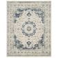 Safavieh Evoke EVK220C-10 10" x 14" Ivory/Blue Area Rug, , large