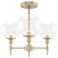 Hunter Xidane 3-Light Chandelier in Alturas Gold, , large
