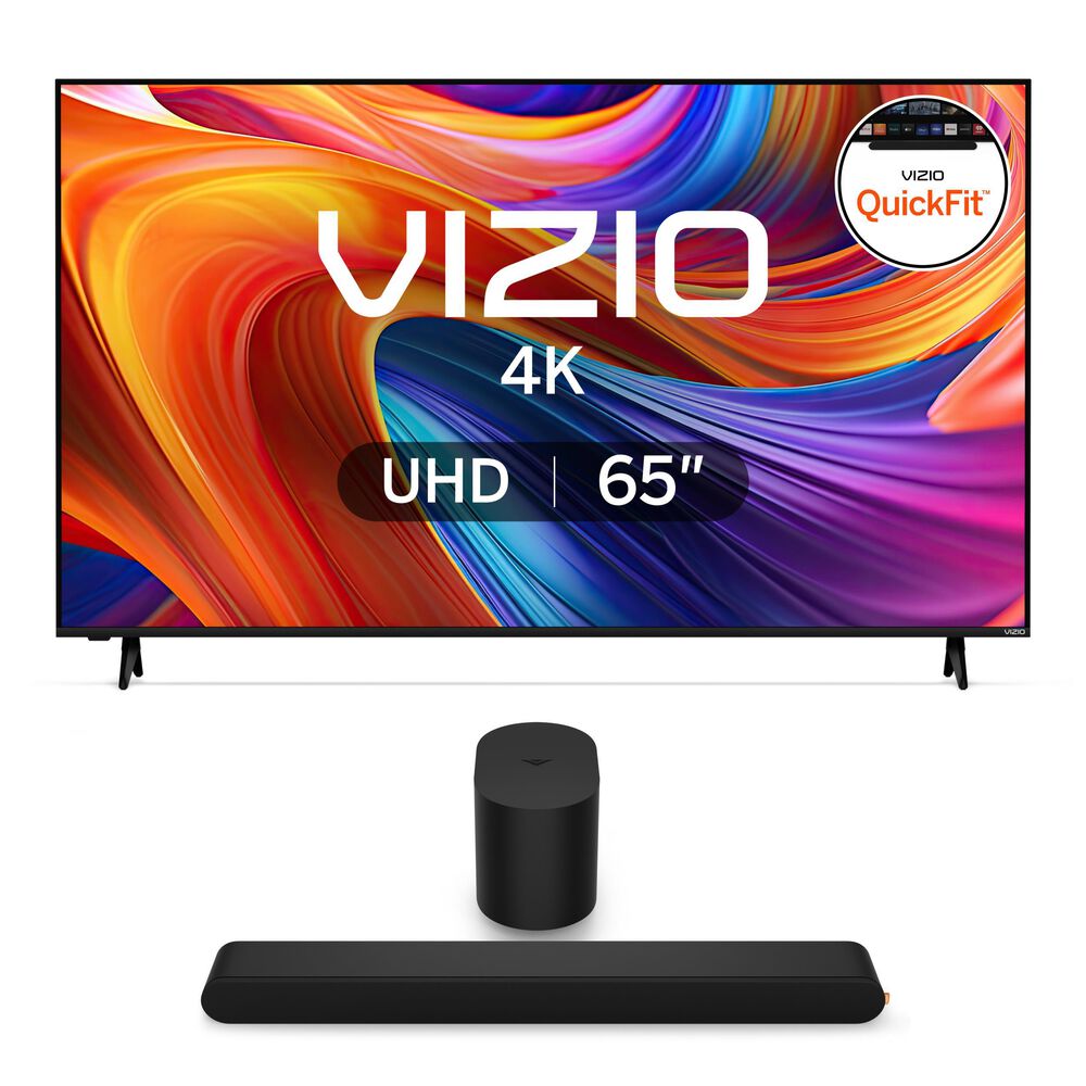 VIZIO 65 4K HDR Smart TV w/ 2.1 Soundbar, , large
