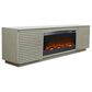 Legends Home Stardust 86" Fireplace Console with Fireplace Insert in Sandstone, , large