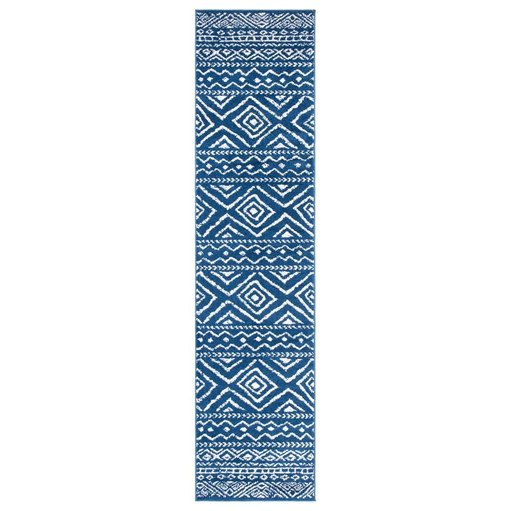Safavieh Tulum 2" x 9" Dark Blue Runner, , large