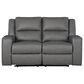 Ashley Brixworth Reclining Loveseat in Slate, , large