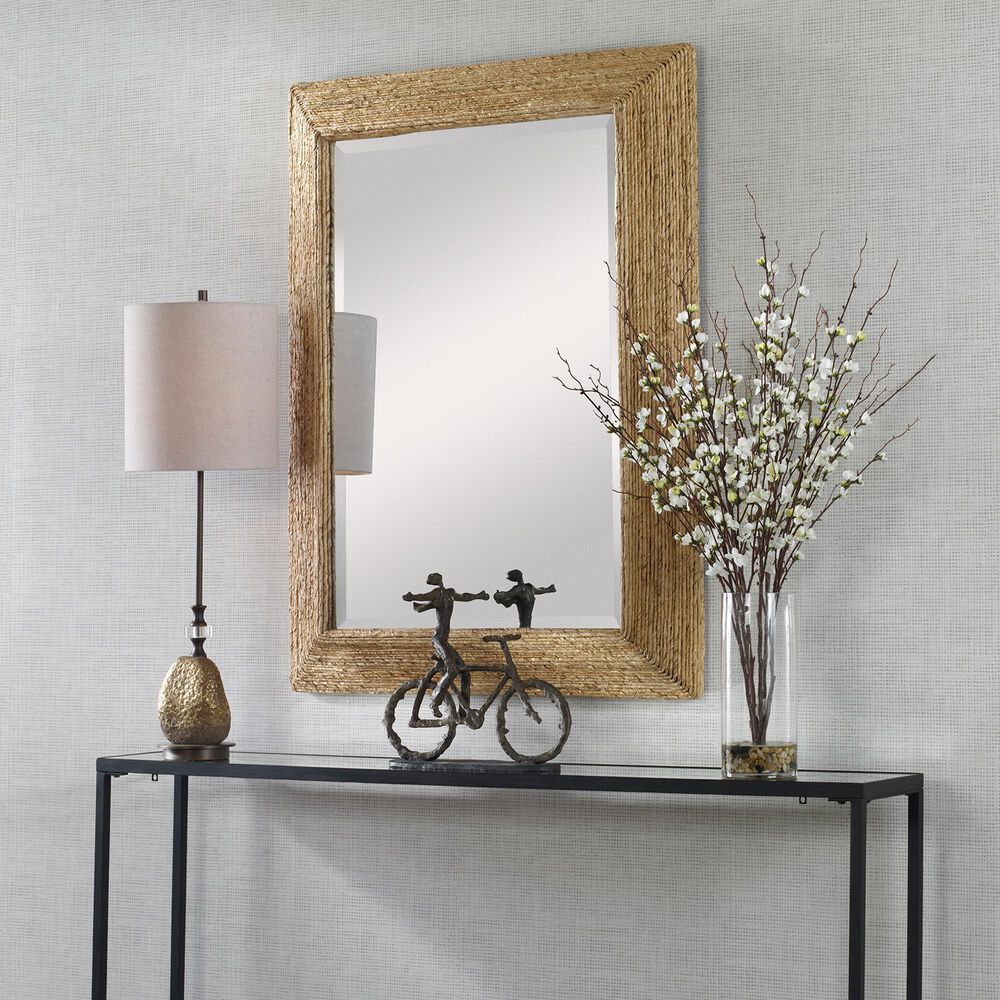 Uttermost Rora Mirror in Natural Brown, , large