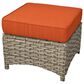 HOMLUX 5-Piece Patio Conversation Set with Two Ottomans in Orange Red, , large
