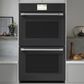 Cafe 2-Piece Kitchen Package with Matte Black 30" Smart Built-In Convection Double Wall Oven and Black 30" Touch Control Induction Cooktop, , large