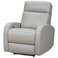 Barcalounger Levi Leather Power Recliner with Power Headrest in Bentley Dove, , large
