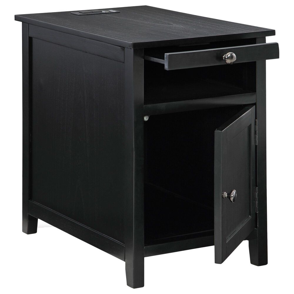 Ashley Treytown Chairside End Table in Black, , large