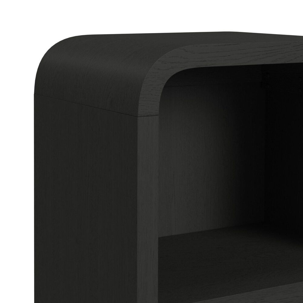 Mayberry Hill Ridgemont 82" Entertainment Center with TV Stand in Black, , large