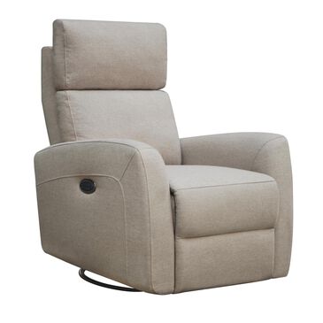 Eastern Shore Jordan Triple Power Swivel Glider Recliner in Camel Tan, , large