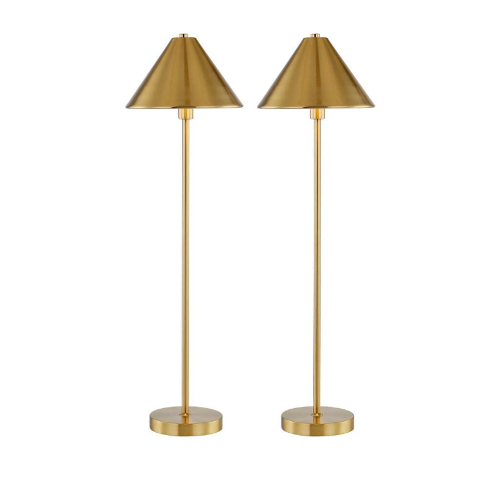 Anthony California 30" Table Lamp in Sand Brass (Set of 2), , large