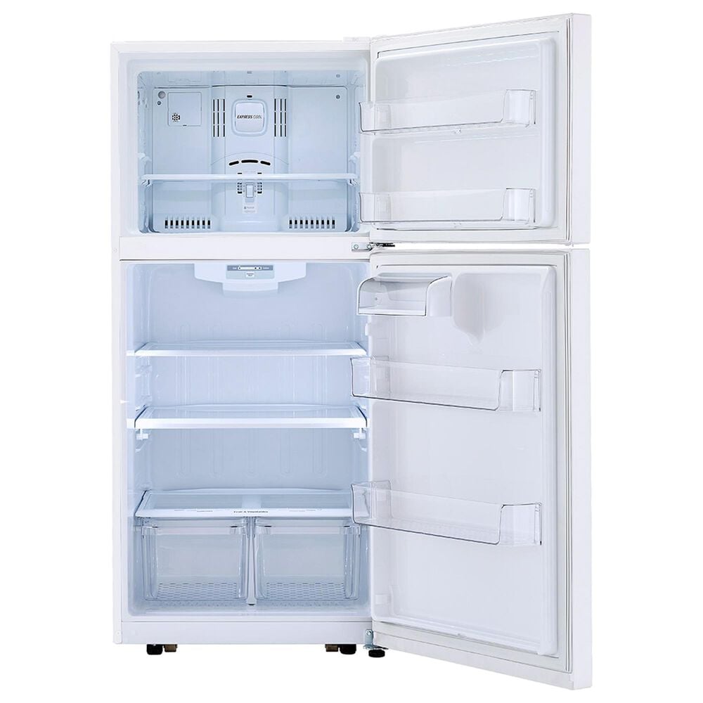 LG 20 Cu. Ft. Top Freezer Refrigerator in Smooth White, , large