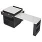 HOMLUX 83" Fluted Kitchen Island in Black, , large