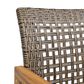 Hearth and Haven Hampton Outdoor Dining Chair in Brown (Set of 2), , large