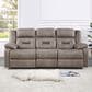 Steve Silver Abilene Manual Reclining Sofa with Drop-Down Console in Tan, , large