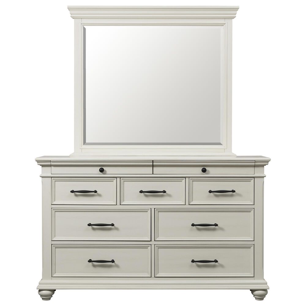 Mayberry Hill Slater 4-Piece Queen Storage Bedroom Set in White, , large