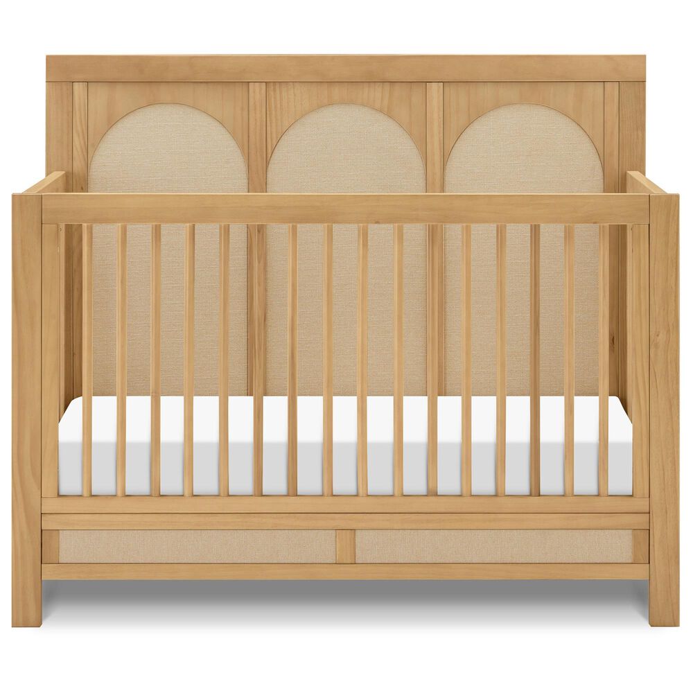 New Haus Eloise 4-In-1 Convertible Crib in Honey, , large