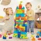 Mattel Even Bigger Blocks Building Set with Storage Bag for Toddler in Multicolor, , large