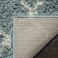Safavieh Dallas Shag SGD258C-3 3" x 5" Seafoam/Ivory Area Rug, , large