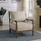 Hearth and Haven Accent Armchair in Beige, , large