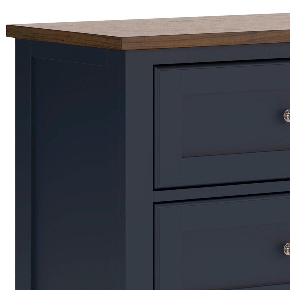 Ashley Landocken 6-Drawer Dresser in Dark Slate Blue and Light Brown, , large