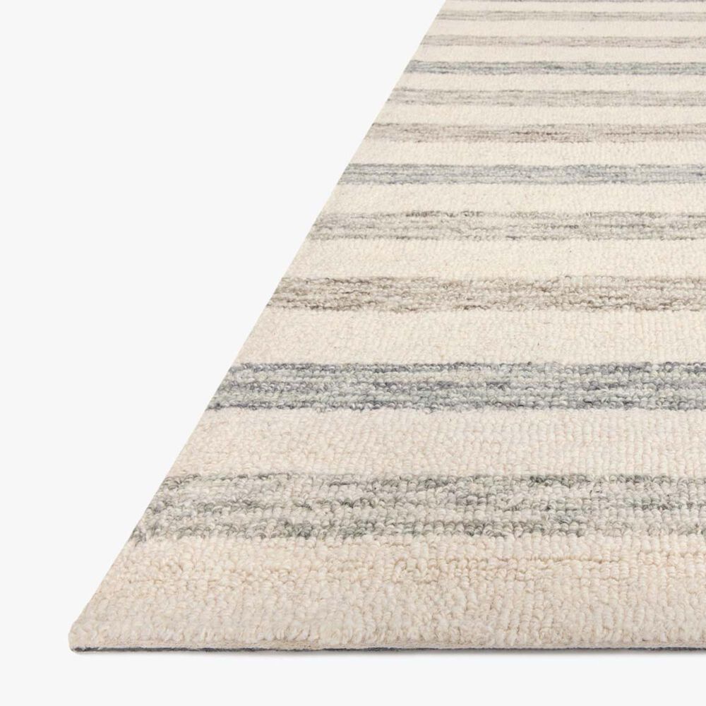 Chris Loves Julia x Loloi Chris 2&#39;6&quot; x 7&#39;6&quot; Ivory and Slate Runner, , large