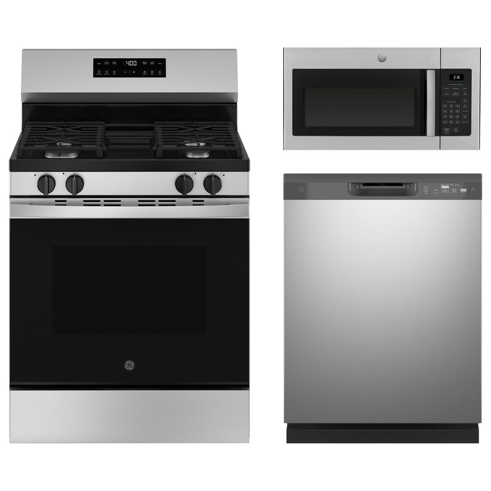 GE Appliances 3 Piece Kitchen Package in Stainless Steel, , large