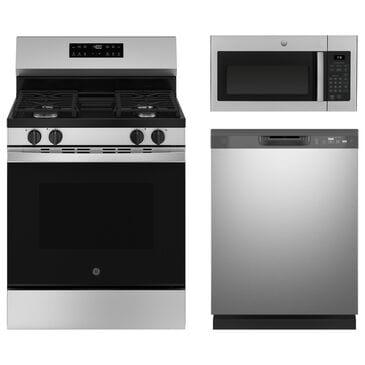 GE Appliances 3 Piece Kitchen Package in Stainless Steel, , large