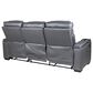 Mayberry Hill Blitz Manual Reclining Sofa in Simba Slate and Black Welt, , large