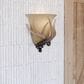 Vaxcel Yoho 10" 1-Light Wall Sconce in Black Walnut, , large