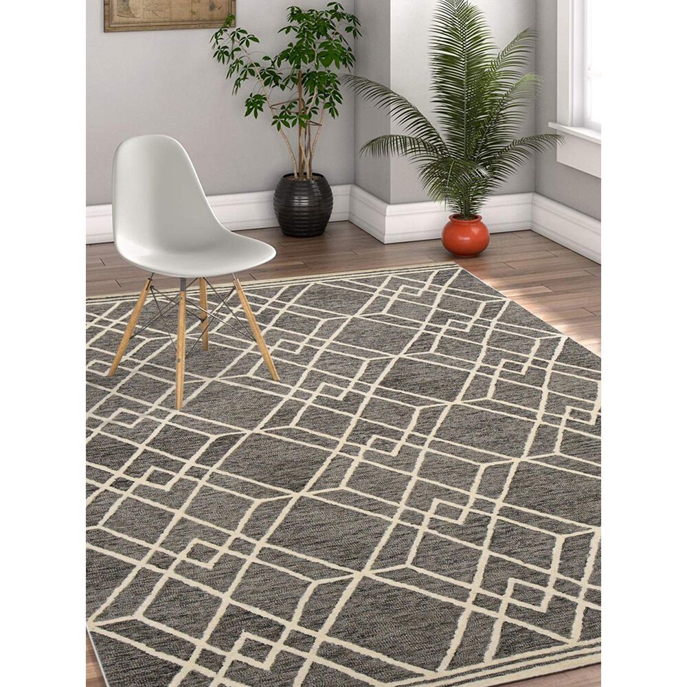 Amer Rugs Vista 9&#39; x 13&#39; Khaki Area Rug, , large
