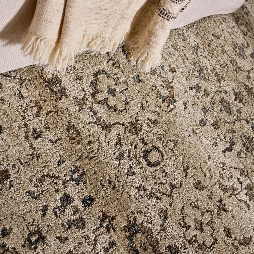 Jaipur Patterned Silence Noelle Gray 3'1" x 9' Runner, , large