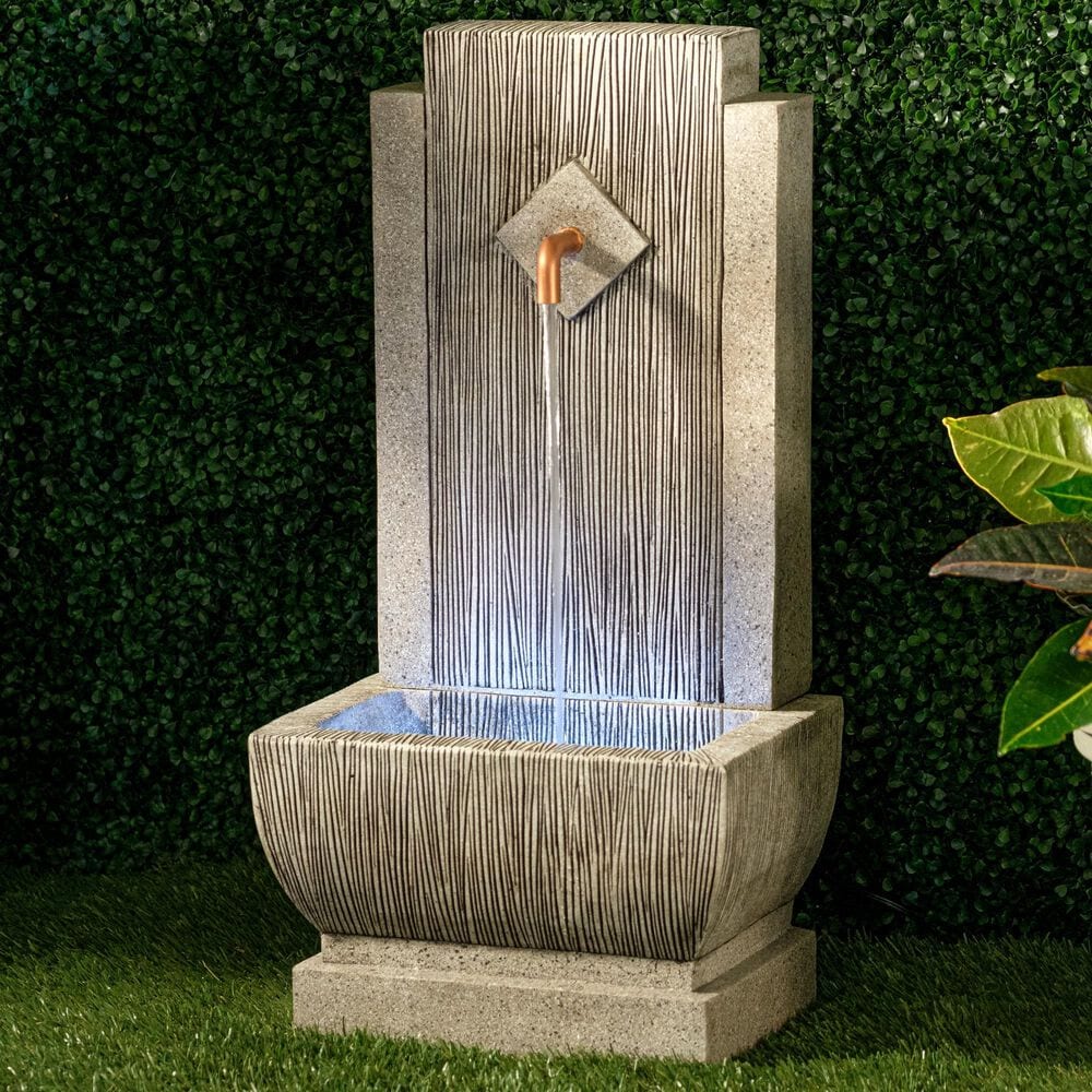 Alfresco Home Replenish Fountain in Stone Gray, , large