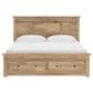 Ashley Makidern 4-Piece King Storage Bedroom Set with Two Drawers in Natural Brown, , large