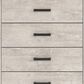 Ashley Shawburn 5-Drawer Chest in Light Gray, , large