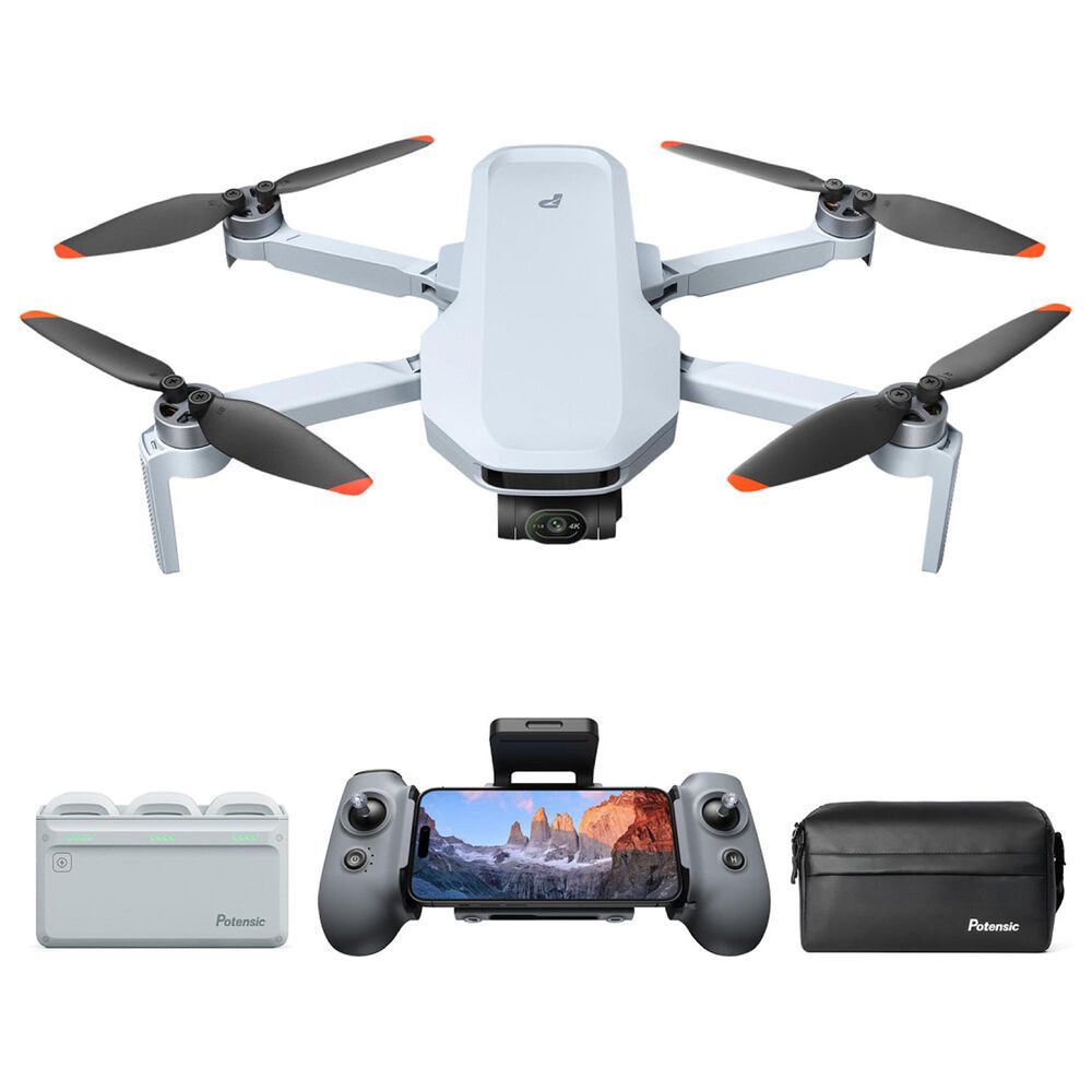 Potensic Atom 2 Drone with Fly More Combo Kit in Gray, , large