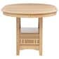 Coaster Lavon Extendable Counter Height Dining Table in Light Oak - Table Only, , large