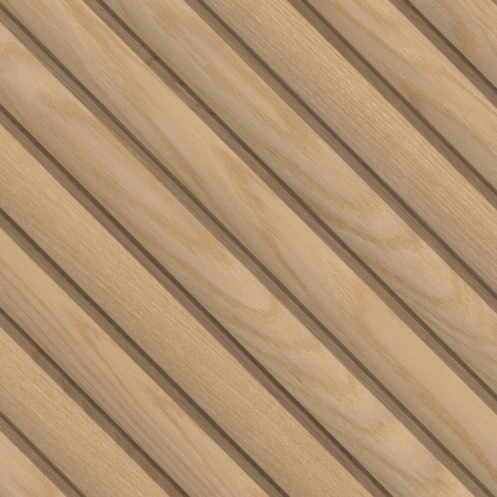 MS International Sonowood Natural Reeded 9.5" x 94.5" Acoustic Wood Slat Panels, , large