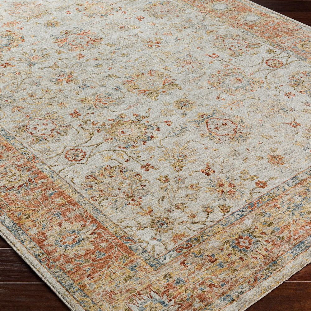 Surya Mona Lisa 10&#39; x 14&#39; Light Sage, Tan, Mustard, Brick Red, Burgundy, Olive and Dark Blue Area Rug, , large