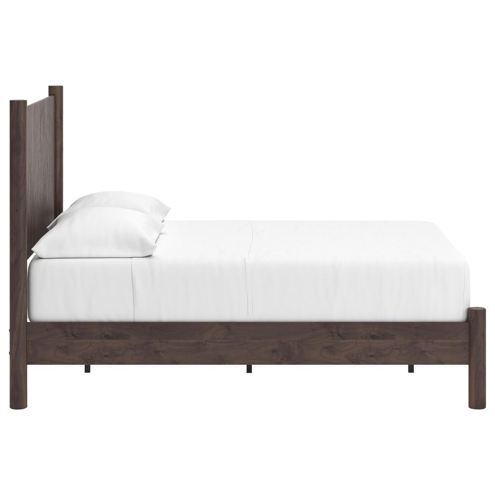Ashley Pamytta Full Panel Platform Bed in Rich Brown, , large